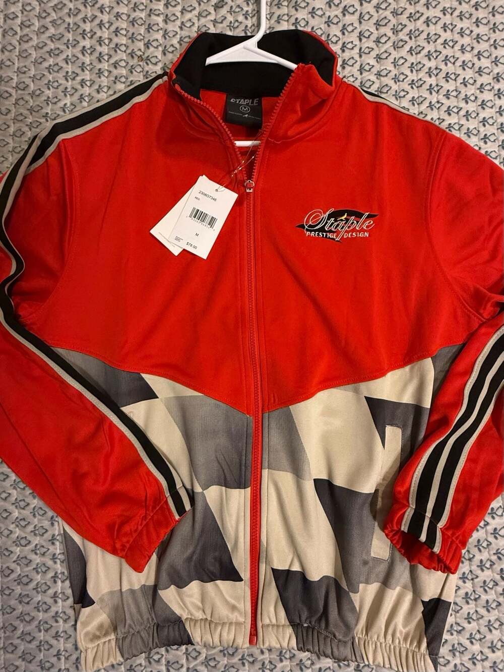 Staple Pigeon Prestige Design Track Jacket Red Size M